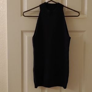 Navy Halter Sweater - New with Tags